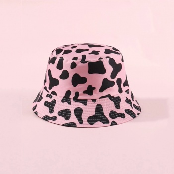 Reversible whole printing logo bucket hat.