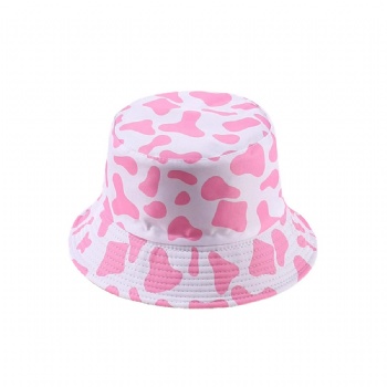 Reversible whole printing logo bucket hat.