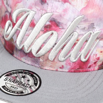 Snapback hat with custom whole printing logo