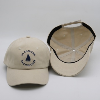 Custom color logo unstructured baseball cap dad hat